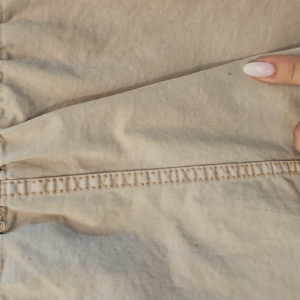 Style & Co. Cotton Zip Up Snap Utility Field Jacket Color Mocha Rose NWT XS FLAW - Picture 9 of 10